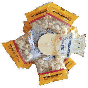 Torresmo espeto - Caixa com 4 espetos de 20 unidades de 20 grs